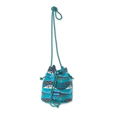 Bucket Bag Canvas Sling Purse Bag - Winterscape Bucket Bag Canvas Sling Purse Bag - Winterscape