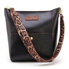 Bucket Bag for Women Large Crossbody Bags with Extra Guitar Strap, Leopard Bucket Bag for Women Large Crossbody Bags with Extra Guitar Strap, Leopard
