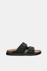 Buckled Sandals - Black