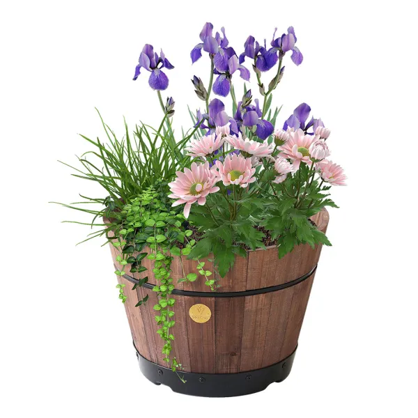 Build A Barrel by Small 37cm Dark Brown