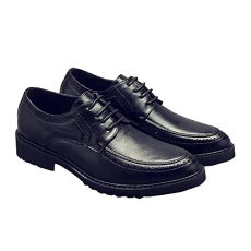 Business Shoes Mens PU Leather Lace UP Derby Brogues Wedding Office Vintage Casual Black 42