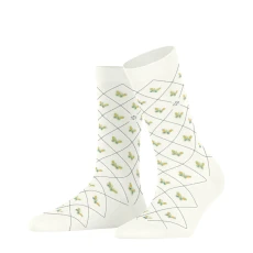 Butterflies Women Socks - White