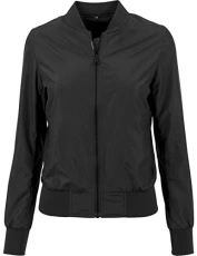 By044 Women's Nylon Bomber Jacket Ladies Nylon Bomber Jacket