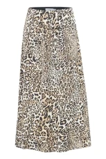 Byicat Women's Skirt A-Line Skirt Midi Skirt with Elastic Waistband Patterned A-line, Black Mix (200453), 10