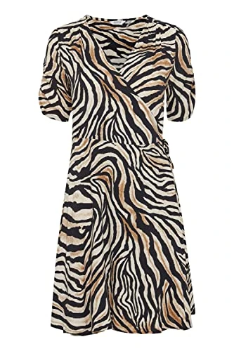 BYMMJOELLA 20811399 Wrap Dress 2, Cement Mix (200482), 14