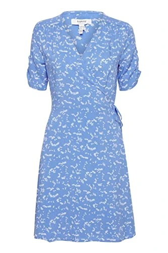BYMMJOELLA 20811399 Wrap Dress 2, Ultramarine Mix (201168), 14