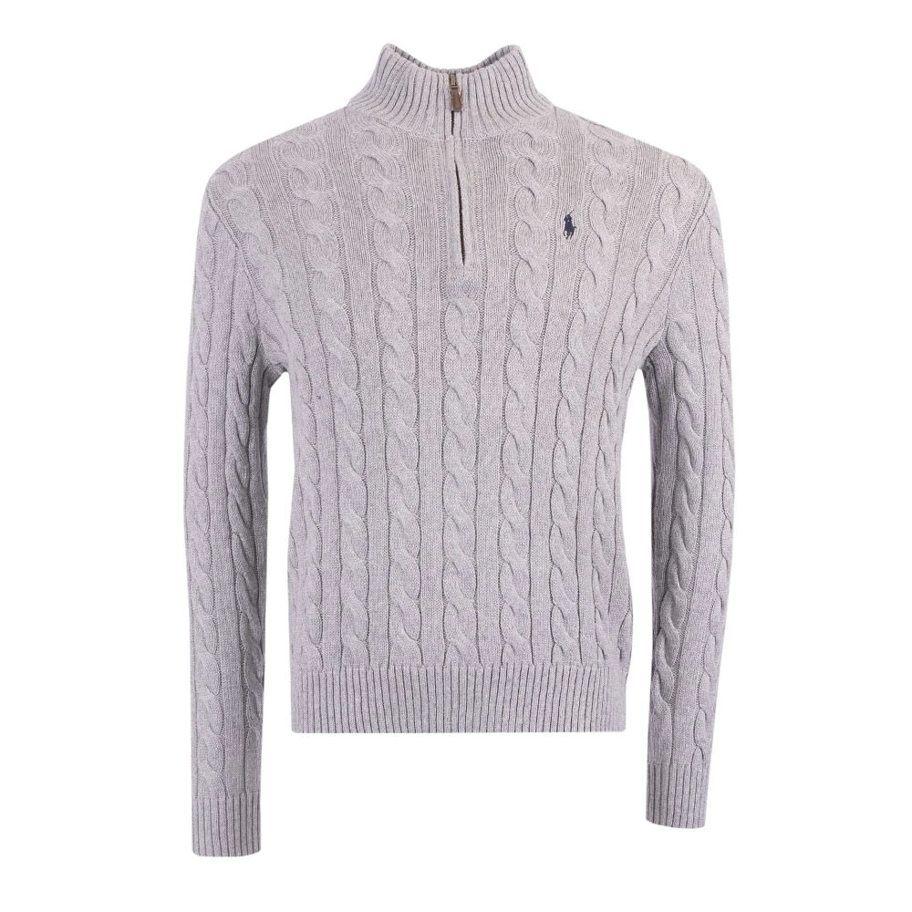 Cable Knit Half Zip Jumper