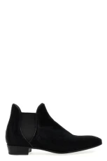 Calf hair ankle boots Black Size