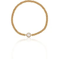 Calm Gold Beaded Bracelet - Gold