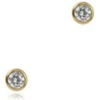 Calm Gold Stud Earrings - Gold