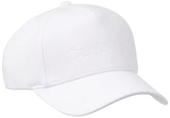 Calvin Klein Men's CK Jersey BB Cap K50K509214, White (Bright White), OS Calvin Klein Men's CK Jersey BB Cap K50K509214, White (Bright White), OS
