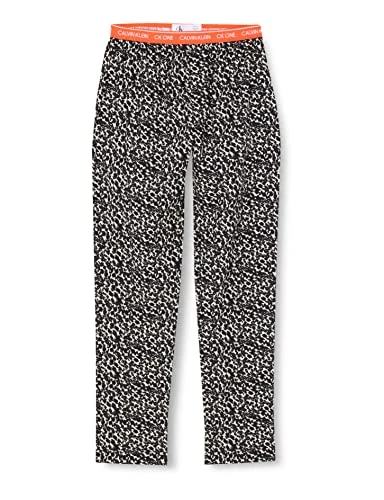 Calvin Klein Men's Sleep Pant 000NM1869E, Grey (Distorted Animal Print_Oatmeal HTHR), S