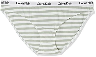 Calvin Klein Women's Bikini Bottoms Bikini Bottoms, Rainer Stripe Sage Meadow, L Calvin Klein Women's Bikini Bottoms Bikini Bottoms, Rainer Stripe Sage Meadow, L