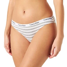 calvin klein Women's Bikini Style Underwear, Rainer Stripe_Gray Heather, L calvin klein Women's Bikini Style Underwear, Rainer Stripe_Gray Heather, L