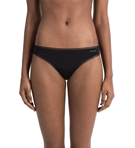 Calvin Klein Women's Thong String, Black (Black 001), 36 (Size: Small)