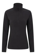 Camber Half Zip Women's Striped Fleece - Lightweight, Warm & Cosy Half Zip Sweatshirt Top - Best for Camping, Outdoors, Travelling & Hiking Black M Camber Half Zip Women's Striped Fleece - Lightweight, Warm & Cosy Half Zip Sweatshirt Top - Best for Camping, Outdoors, Travelling & Hiking Black M