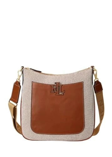 Cameryn Shoulder Bag Cross Body Bag Textile Leather Brown, brown