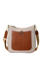 Cameryn Shoulder Bag Cross Body Bag Textile Leather Brown, brown