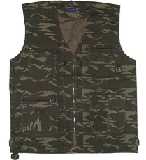 Camou Multipocket Summer Vest/Gilet in Size 2XL (52-54 INCHES) Camouflage