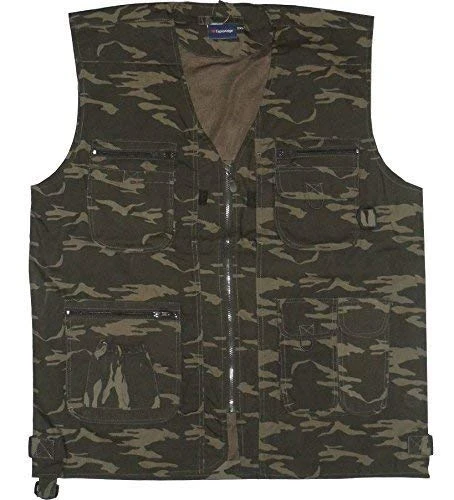 Camou Multipocket Summer Vest/Gilet in Size 2XL (52-54 INCHES) Camouflage