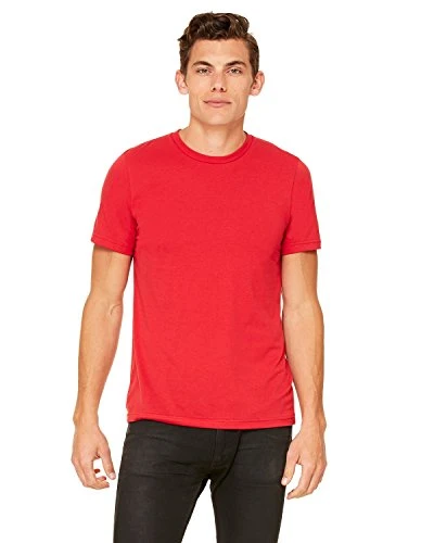 Canvas Men's Ringspun Short-Sleeve T-Shirt, Red, Large (US)