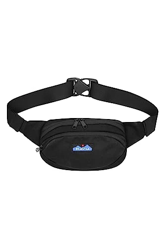 Canvas Spectator Belt Bag Hip Fanny Pack, Black, One size