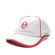 Cap White/Red Man Club Tech, white, One size