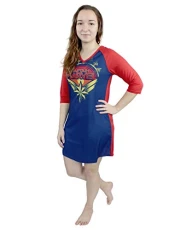 Captain Women's 3/4 Sleeve Dorm Nightgown Pajamas Captain Women's 3/4 Sleeve Dorm Nightgown Pajamas