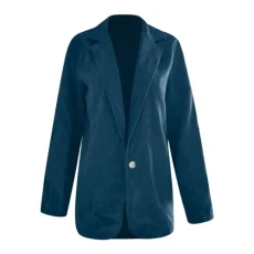 Cardigan For Women Ribbed Long Sleeve Blazer Outerwear Solid Color Business Work Coats Loose Open Front Jackets Lightweight Stretch Warm Trench Coat with Button(A Green,S) Cardigan For Women Ribbed Long Sleeve Blazer Outerwear Solid Color Business Work Coats Loose Open Front Jackets Lightweight Stretch Warm Trench Coat with Button(A Green,S)