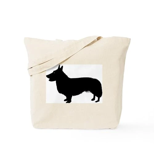 Cardigan Welsh Corgi Tote Bag Natural Canvas Tote Bag, Reusable Shopping Bag