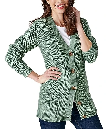 Cardigan Women V Neck Long Sleeves
