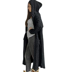 Cardigans for Women UK Plus Size 8-22 Chunky Knit Open Front Maxi Cardigan Longline Sweater Winter Hooded Coat with Pocket Oversized Hoodies Sweatshirt Outerwear Cardigans for Women UK Plus Size 8-22 Chunky Knit Open Front Maxi Cardigan Longline Sweater Winter Hooded Coat with Pocket Oversized Hoodies Sweatshirt Outerwear