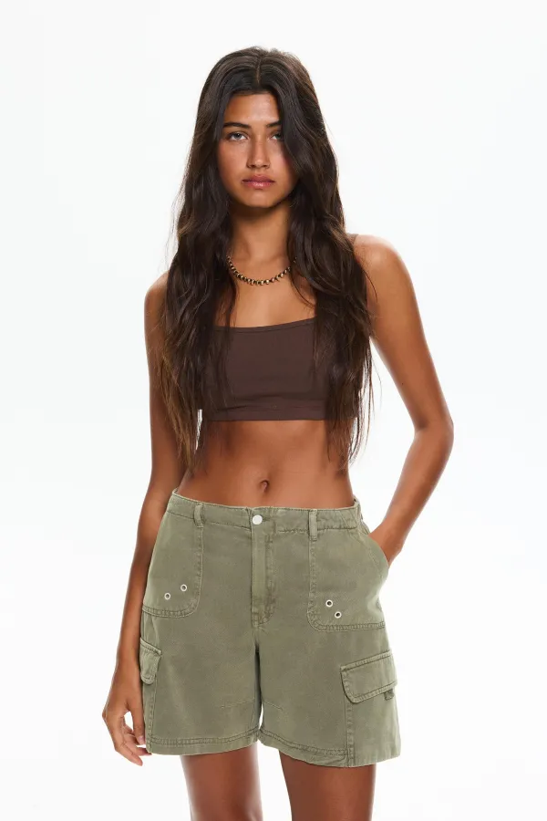 Cargo Bermuda Shorts - Khaki
