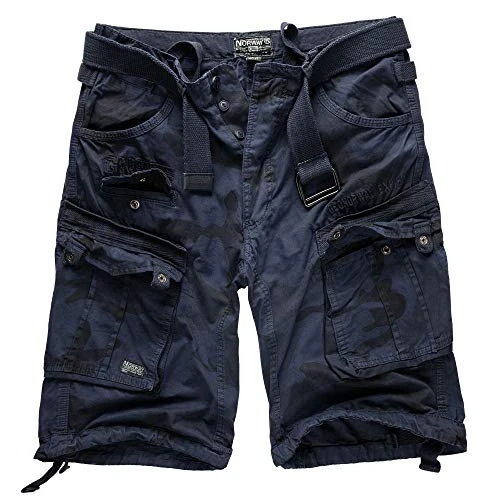 Cargo Bermuda shorts with Hunter belt in The Bundle with UD bandana - Multicolor - L