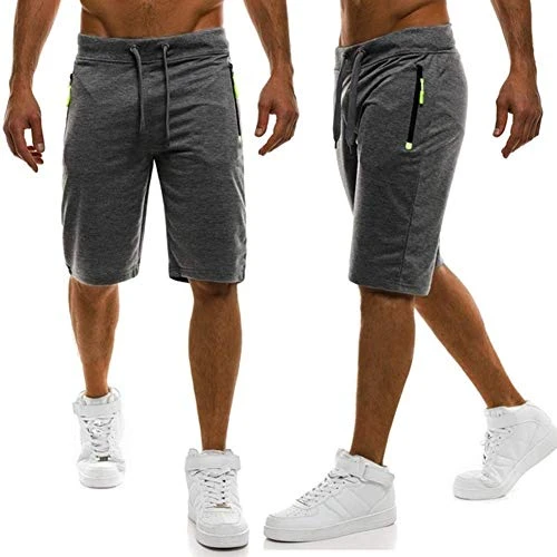 Cargo Combat Pocket Elasticated Waist Shorts Summer Trousers Pant Grey XX-Large