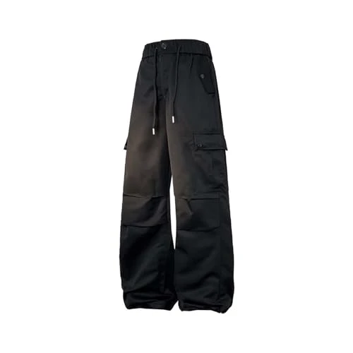 Cargo Combat Trousers for Men TacticalLoose Sports Trousers Cotton TrousersMens for Work Elasticated