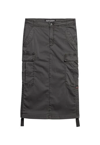 Cargo Midi Skirt S Grey