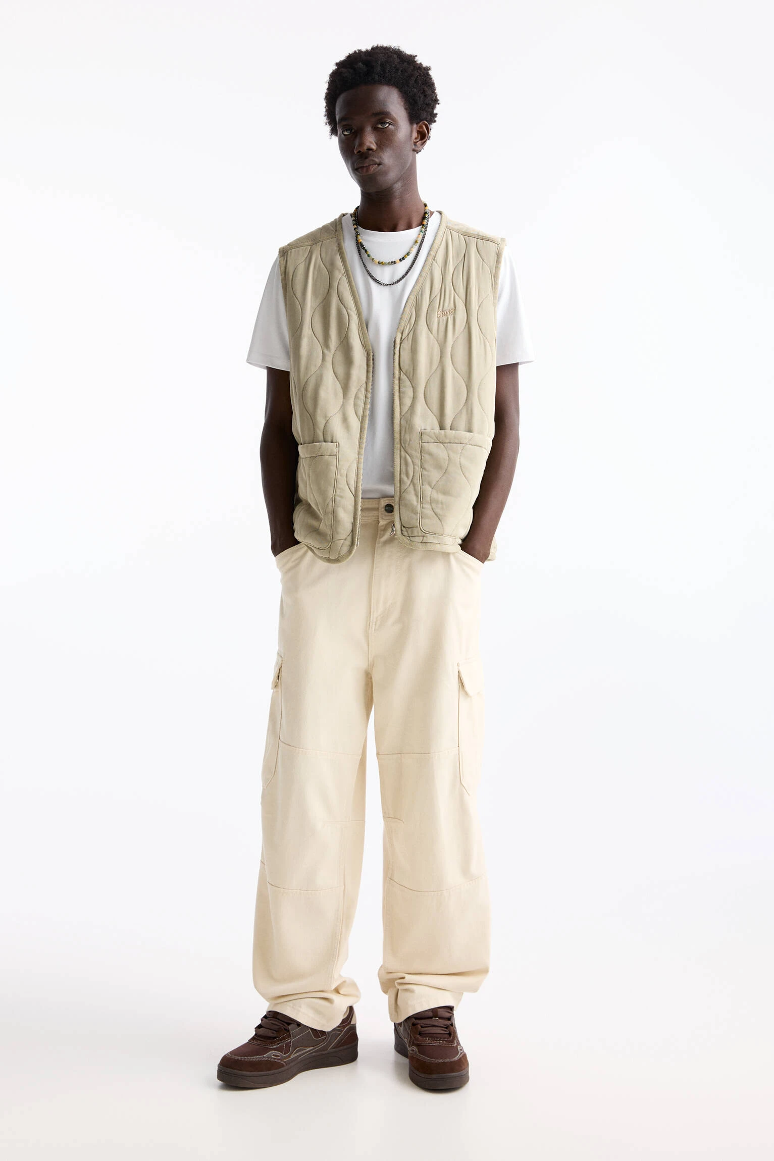 Cargo Trousers With Seams