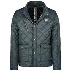 Cargue Men - Men's Warm Quilted Down Jacket - Men's Warm Lined Winter Jacket - Long Sleeve Windbreak