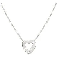 Carismatica Heart Square Crystal Necklace