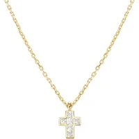 Carismatica Small Gold Cross Necklace