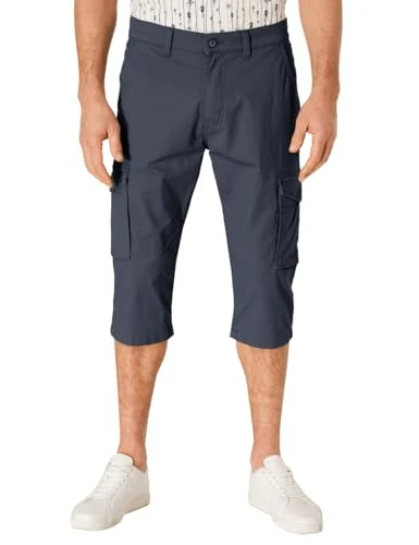 Carlo Men's Bermuda Shorts | Men's Cargo | Shorts | Leisure | Regular Fit, Marine 5222 6000, 32