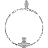 Carmela Bas Relief Silver Tone Bracelet - Silver