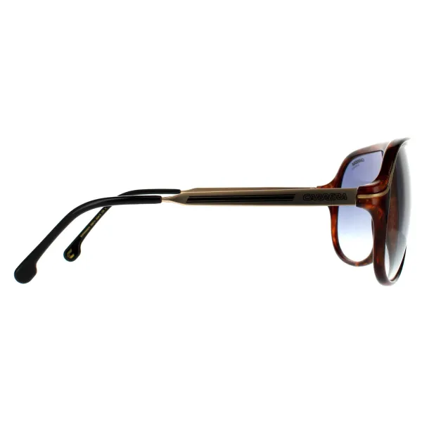 Carrera Sunglasses Safari 65/N 086 1V Dark Havana Grey Bronze Mirror - Size One Size - Brown