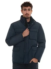 Carruso Men's Quilted Jacket, blue, 38
