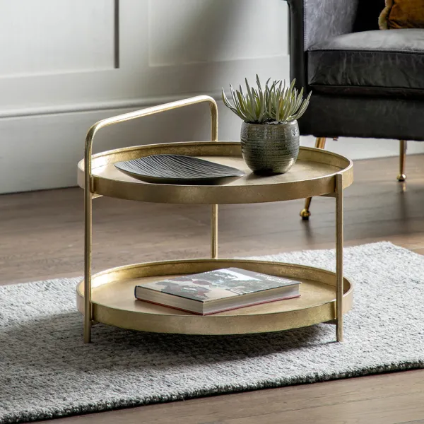 Carson Coffee Table Gold