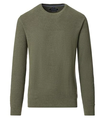 Casa Moda Crew Neck Sweater Green (UK, Alpha, XXL, Regular, Regular, Green)