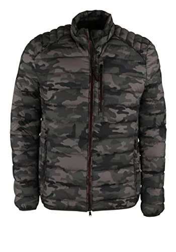 Casa Moda Men's Outdoor Quilted Jacket, dark green, S