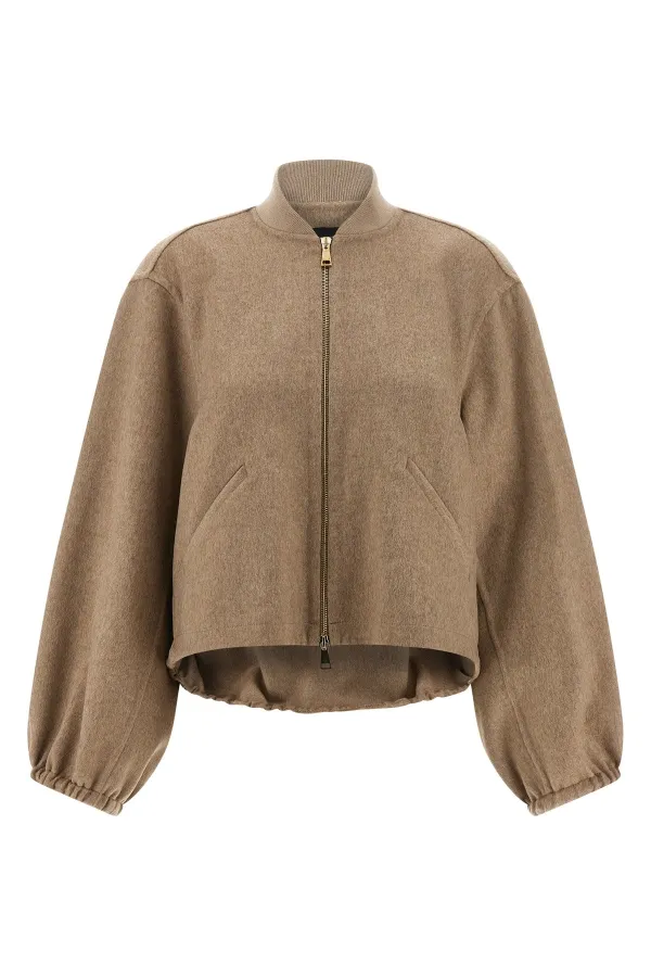 Cashmere Bomber Jacket