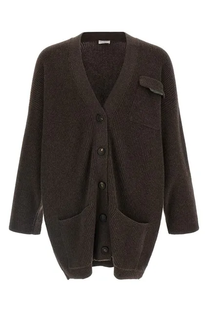 Cashmere cardigan - Brown